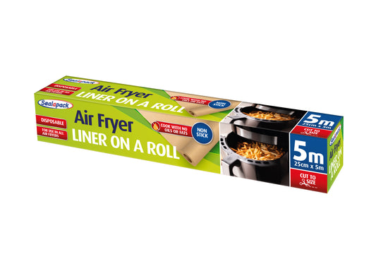 Rouleau de papier sulfurisé pour friteuse à air chaud jetable 5 m x 25 cm