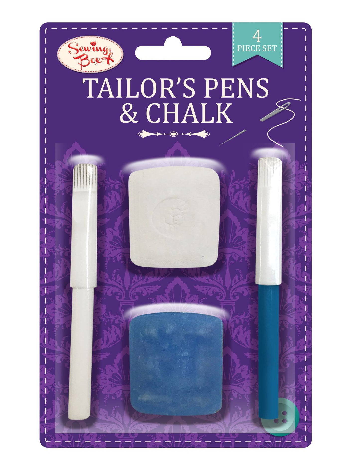 Lot de 4 crayons et craies de tailleur