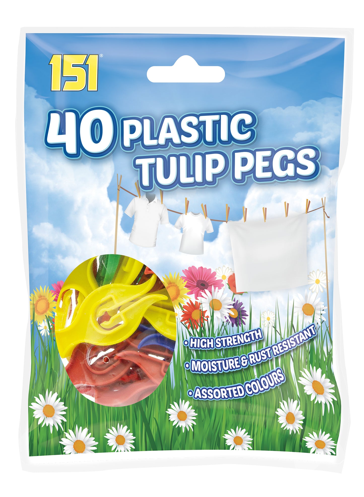 Sardines en plastique pour toile de paillage - tulipes - lot de 40