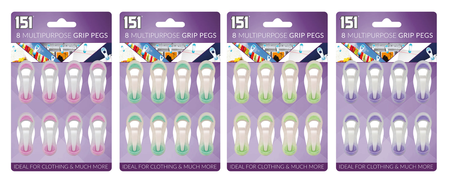 Pinces de préhension multi-usages (lot de 8)