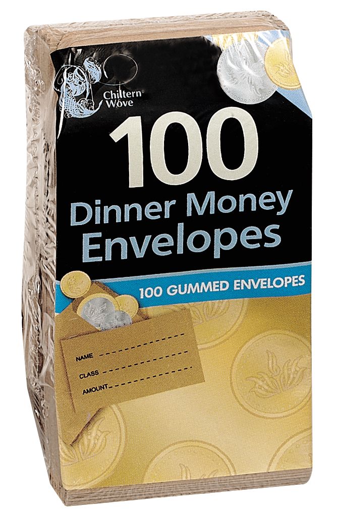 Dinner Money Envelopes 100pk