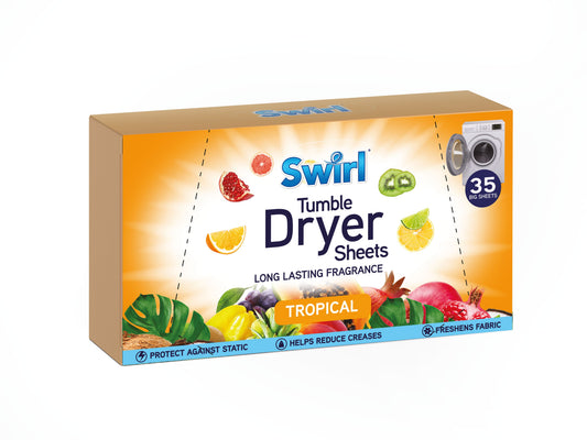 Swirl Feuilles de Lessive Tropical 35 unités
