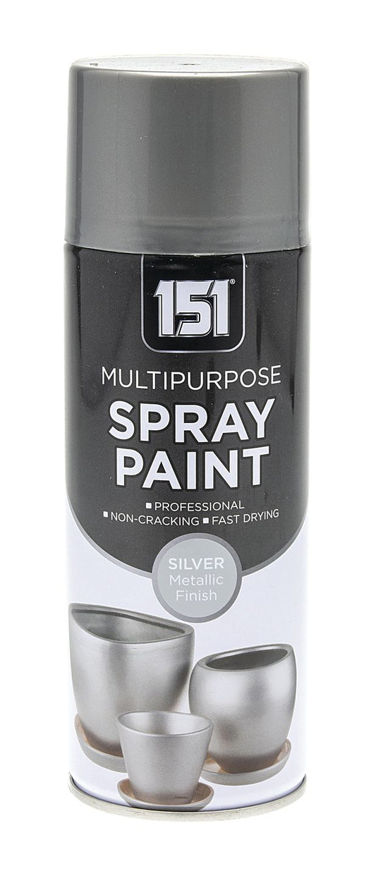 Metallic Silver Spray Paint 400ml