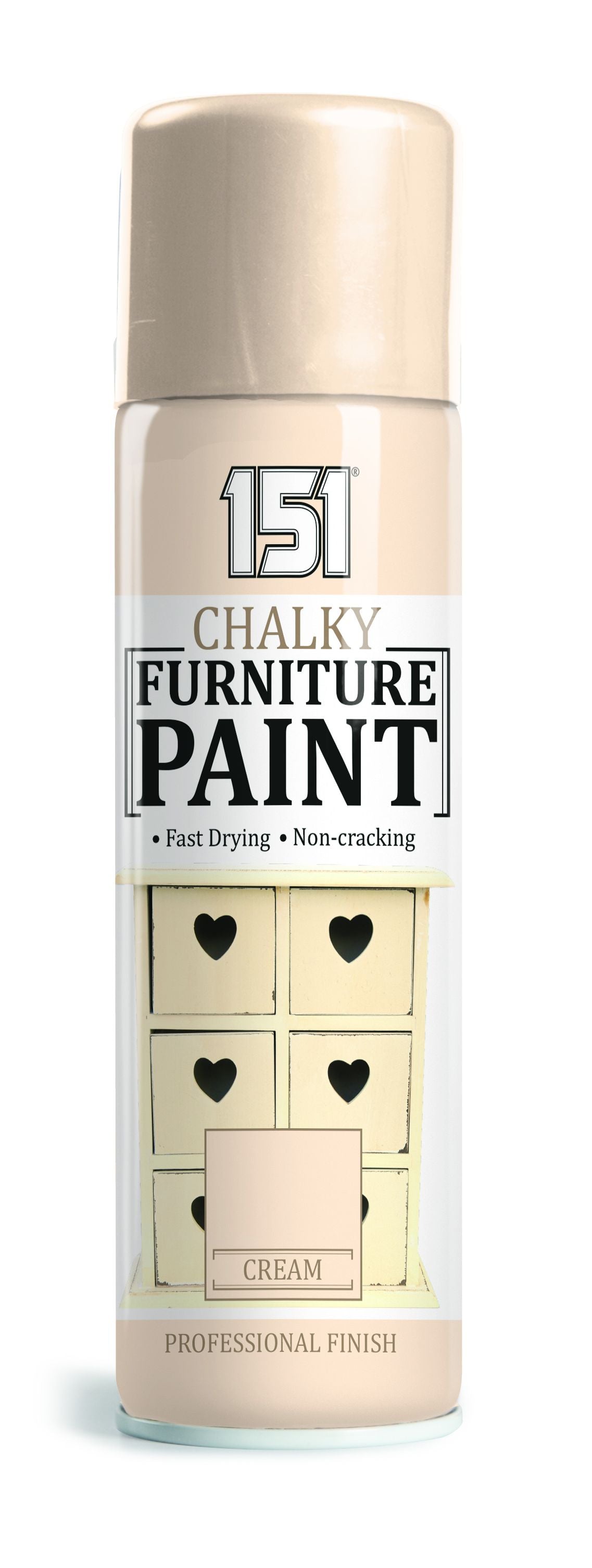 Peinture Meuble Effet Craie Crème Vanille 400ml