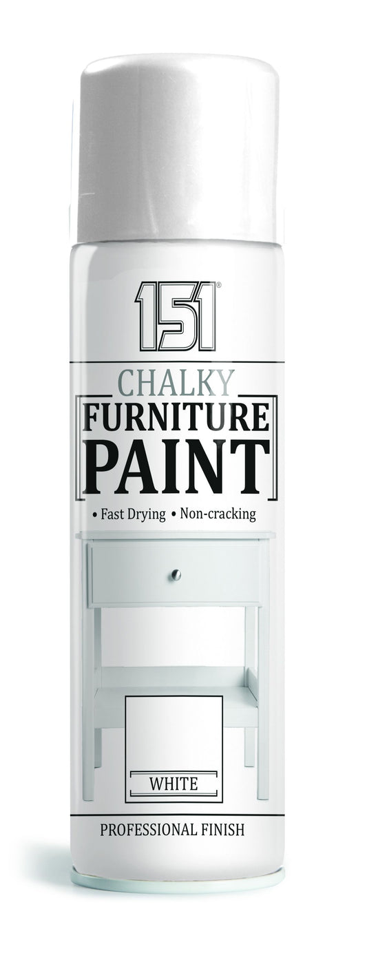 Peinture meubles finition mate craie blanc crayeux 400ml