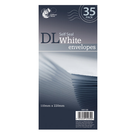 Enveloppes DL Blanches (35 pces)