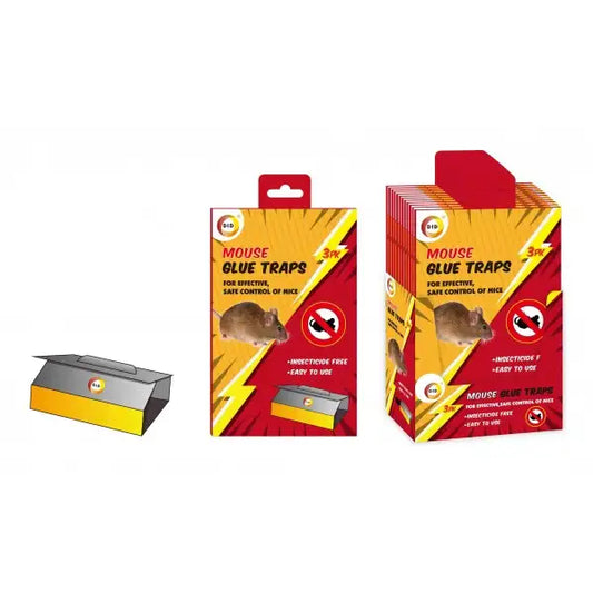 Mouse Glue Traps 3pk DINA