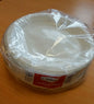 REUSABLE PLASTIC 9" PLATE WHITE