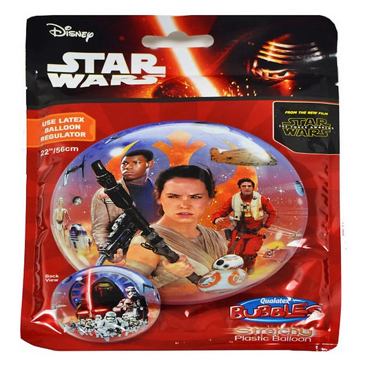 Qualatex 22 Inch Star Wars The Force Awakens Bubble Balloon(One Size)