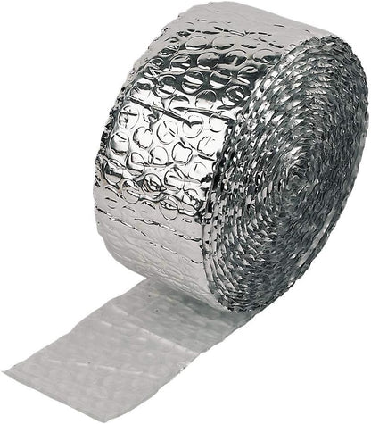 Ruban isolant en feuille Blackspur pour tuyaux - 80 mm x 7,5 m - Argent - Lot de 1