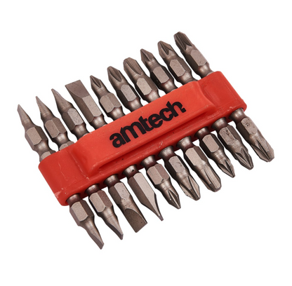 Jeu d'embouts de vissage double Amtech L2600 10 pièces