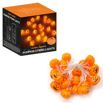 Global Gizmos 10 LED Pumpkin String Lights