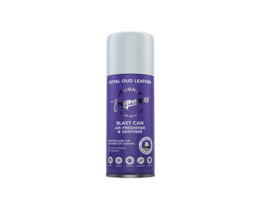 Royal Oud Leather Blast Air Freshener & Sanitizer Combo 400ml