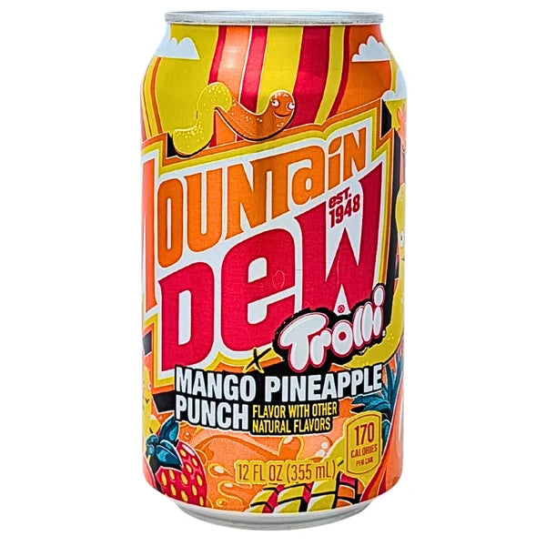 Mountain Dew Mango Pineapple Punch (355ml)