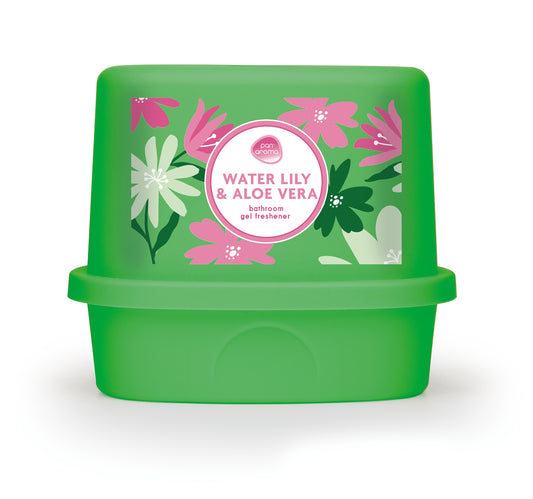 Désodorisant gel pour salle de bain Pan Aroma 150g - Nénuphar & Aloès