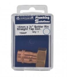 CENTURION  15mm x 1/2 SOLDER RING STRAIGHT TAP CON