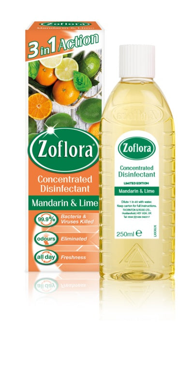Zoflora Concentrated Disinfectant Mandarin & Lime  250ml