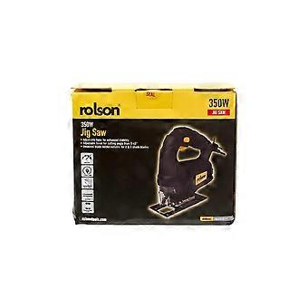 ROLSON 350W Jig Saw - Adjustable Base 0-45, T & U Shank Blade Holder, 230V, 3000rpm
