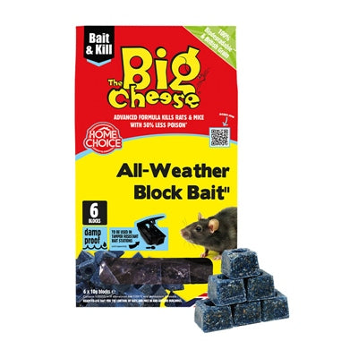 THE BIG CHEESE ALL WEATHER BLOCK BAIT 6X10G