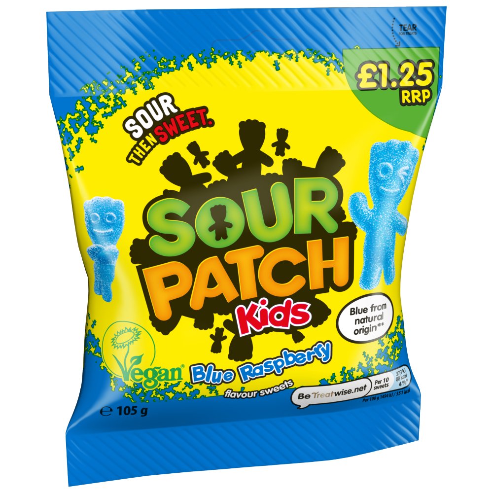Sour Patch Kids Blue Raspberry Candy 105g