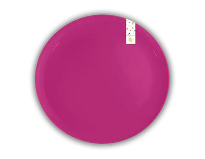 Assiette en plastique Été - Diamètre 25cm - Paquet de 2