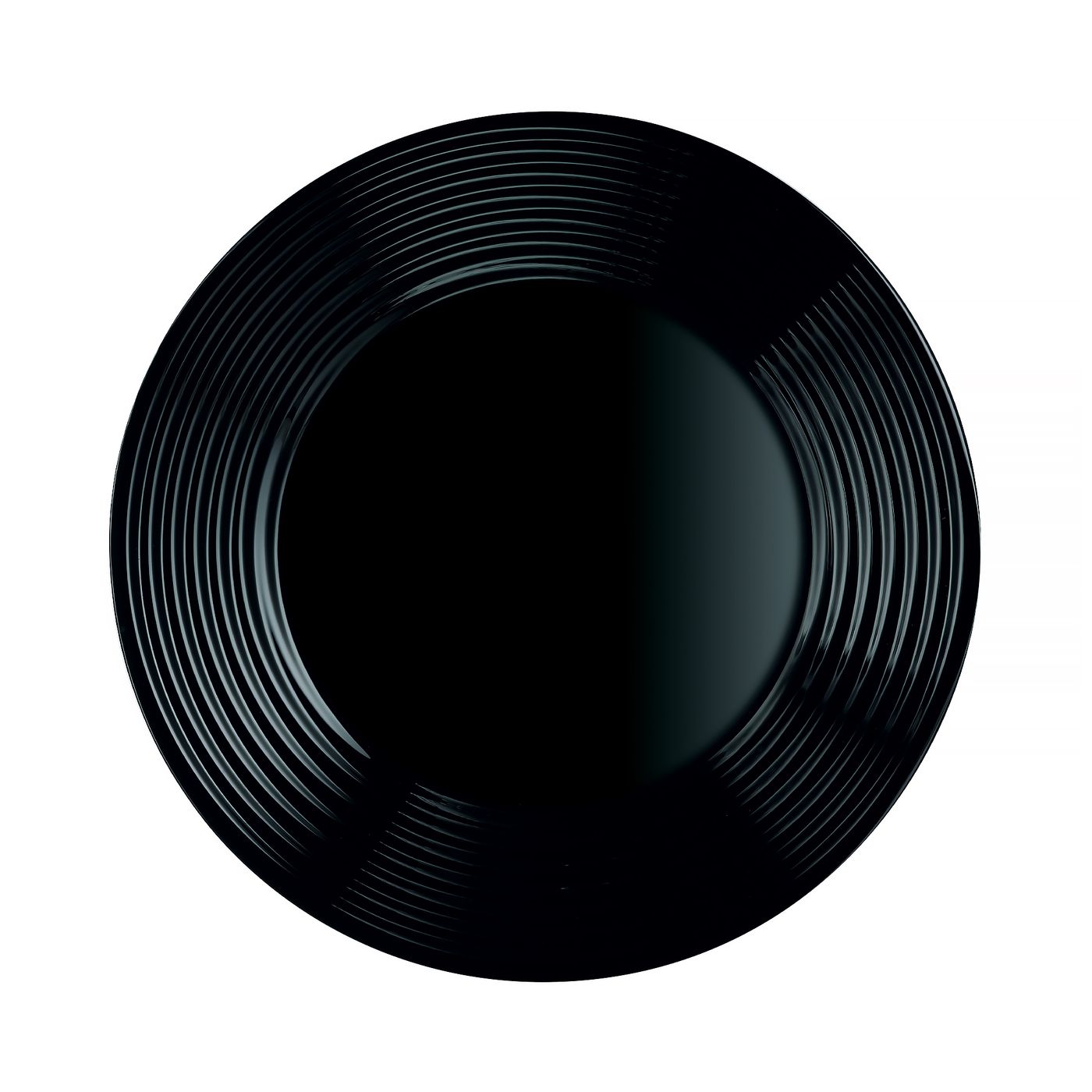LUMINARC HARENA DESERT PLATE 19CM BLACK