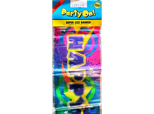 Happy 21st birthday banner 9 feet