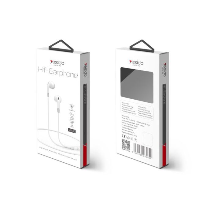 YH30 Metal Earphone 3.5mm In-Ear Wired Earbuds With Mic Stereo Bass Headphone Headset