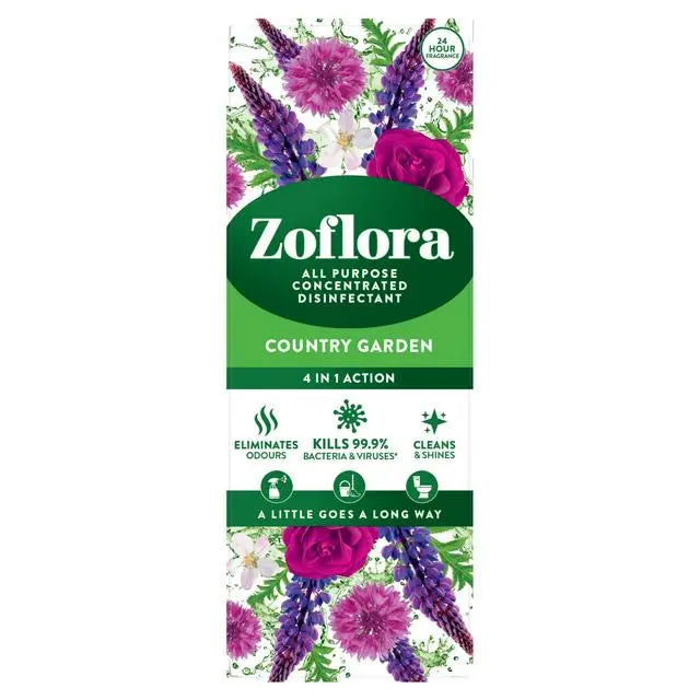 Zoflora 4 in 1 Action Concentrated Disinfectant Country Garden 120ml