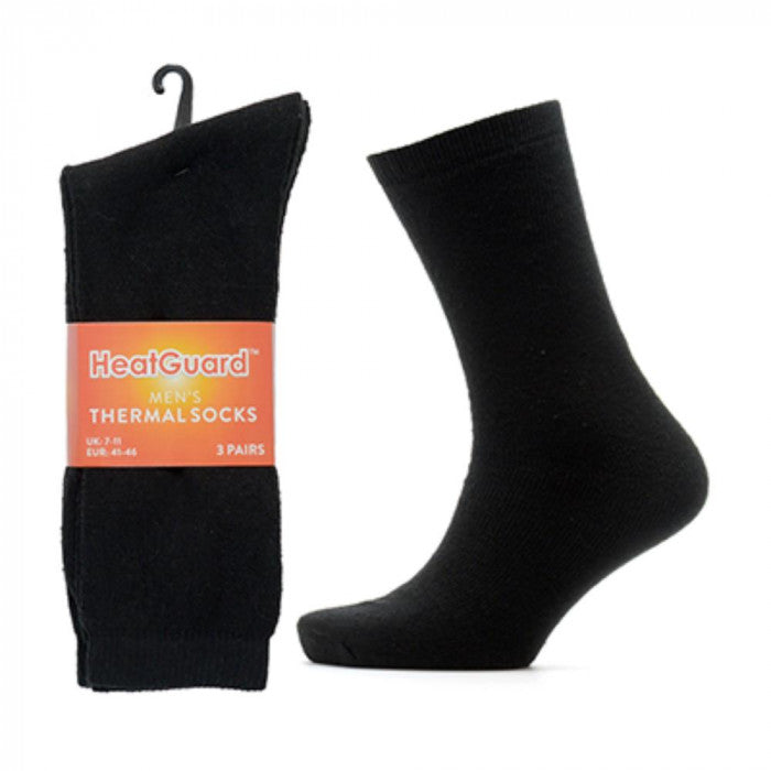 Heat Guard Men's Thermal Socks - 3 Pack (7-11)