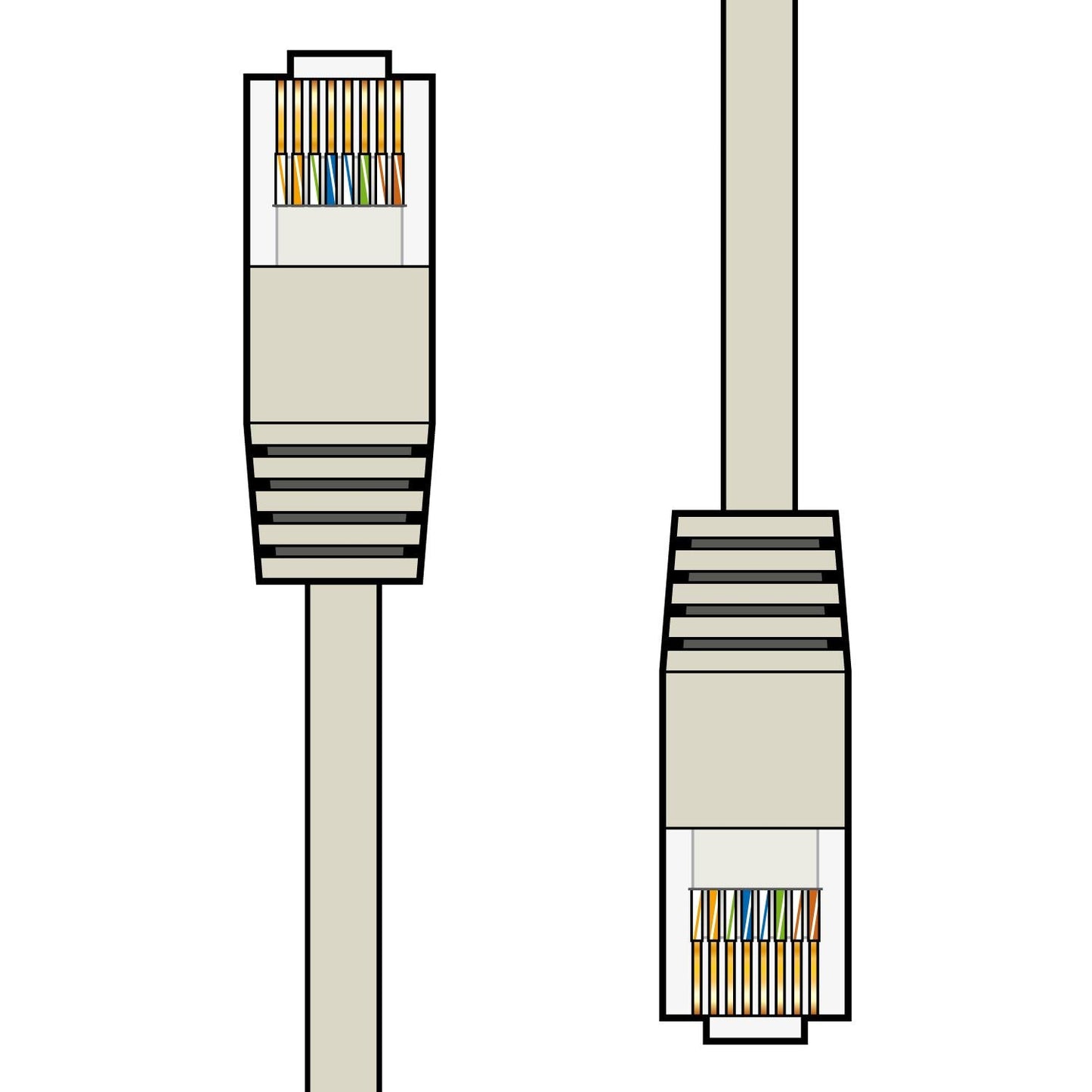 Câble de raccordement AV:Link Cat5e UTP RJ45 mâle vers RJ45 mâle 30,0 m