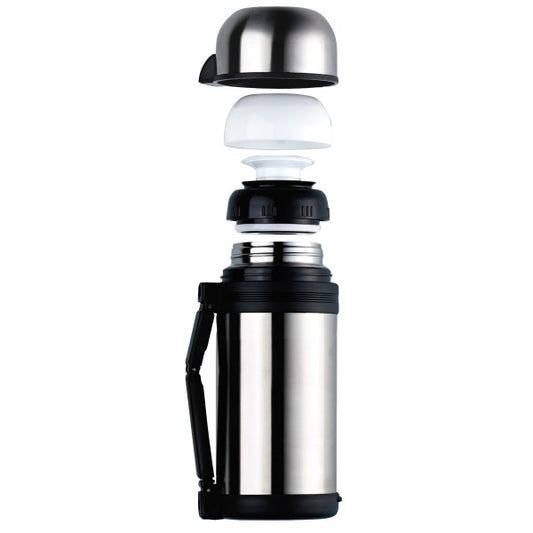 Bouteille thermos de voyage en acier inoxydable 1,8 L Steelex