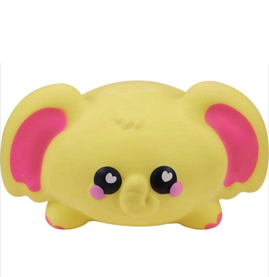 Smooshzees Snugzees Figurines Collectionnables Molles Série 1 - Crème Anglaise Jaune