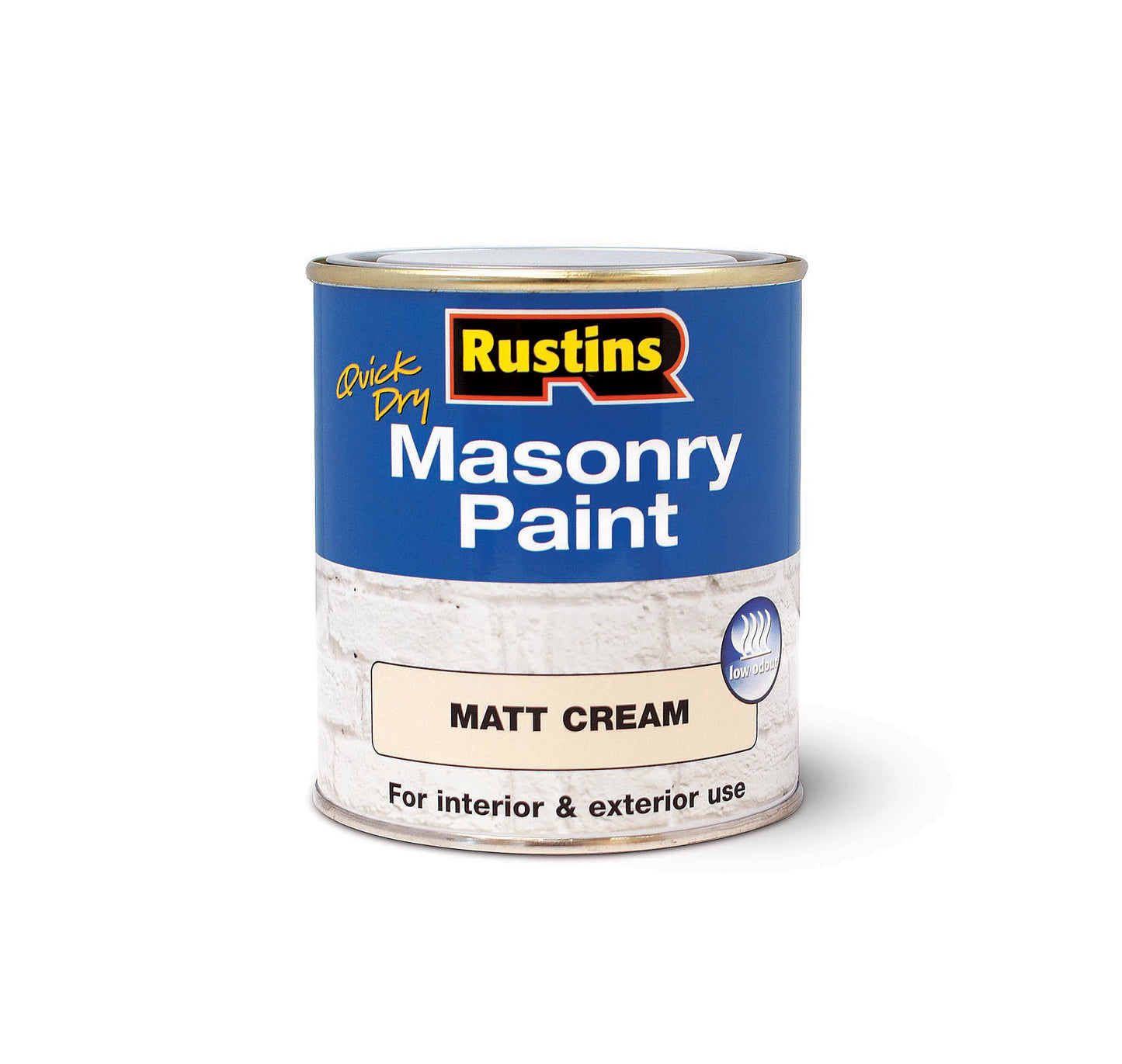 Rustins Masonry Paint - Cream 250ml
