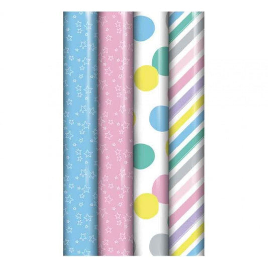EUROWRAP BABY GIFT WRAP 3 MTR X 70CM