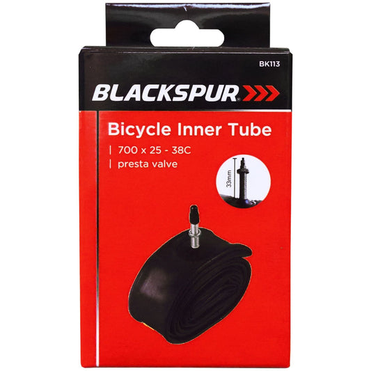 Blackspur 700 x 25/38C Presta Valve Bicycle Inner Tube
