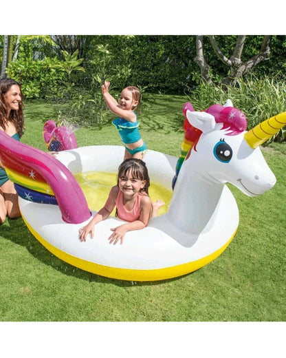 Intex Mystic Unicorn Water Spray Paddling (Swimming) Pool 107 x 76 x 41