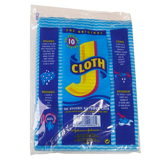 J Cloth All Purpose Mixed 10 Cloths