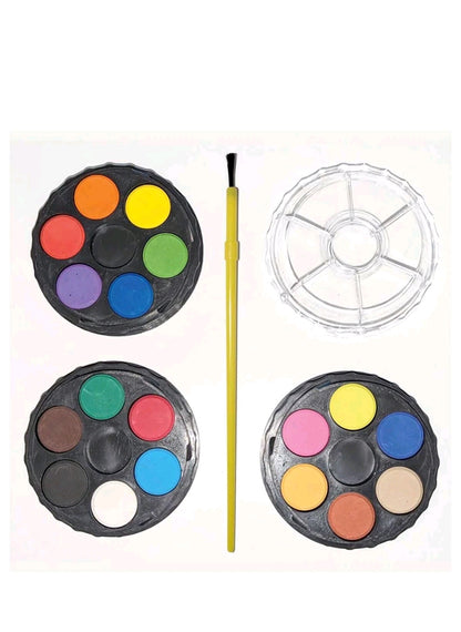 ArtBox 18 Colour 3 Stacking WaterColour Wheels