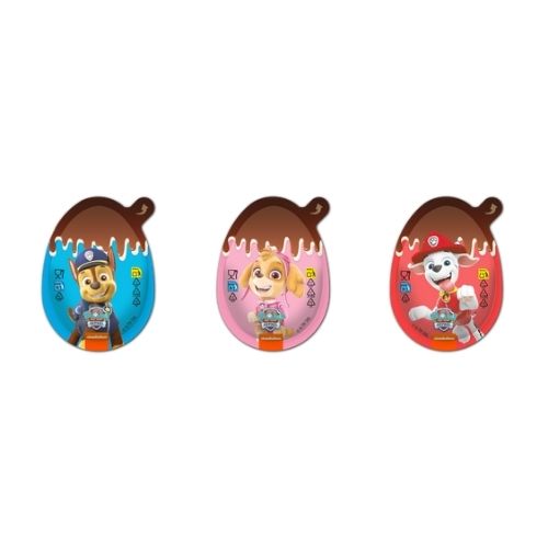 PAW PATROL SNACKING EGGS 18G Assorted