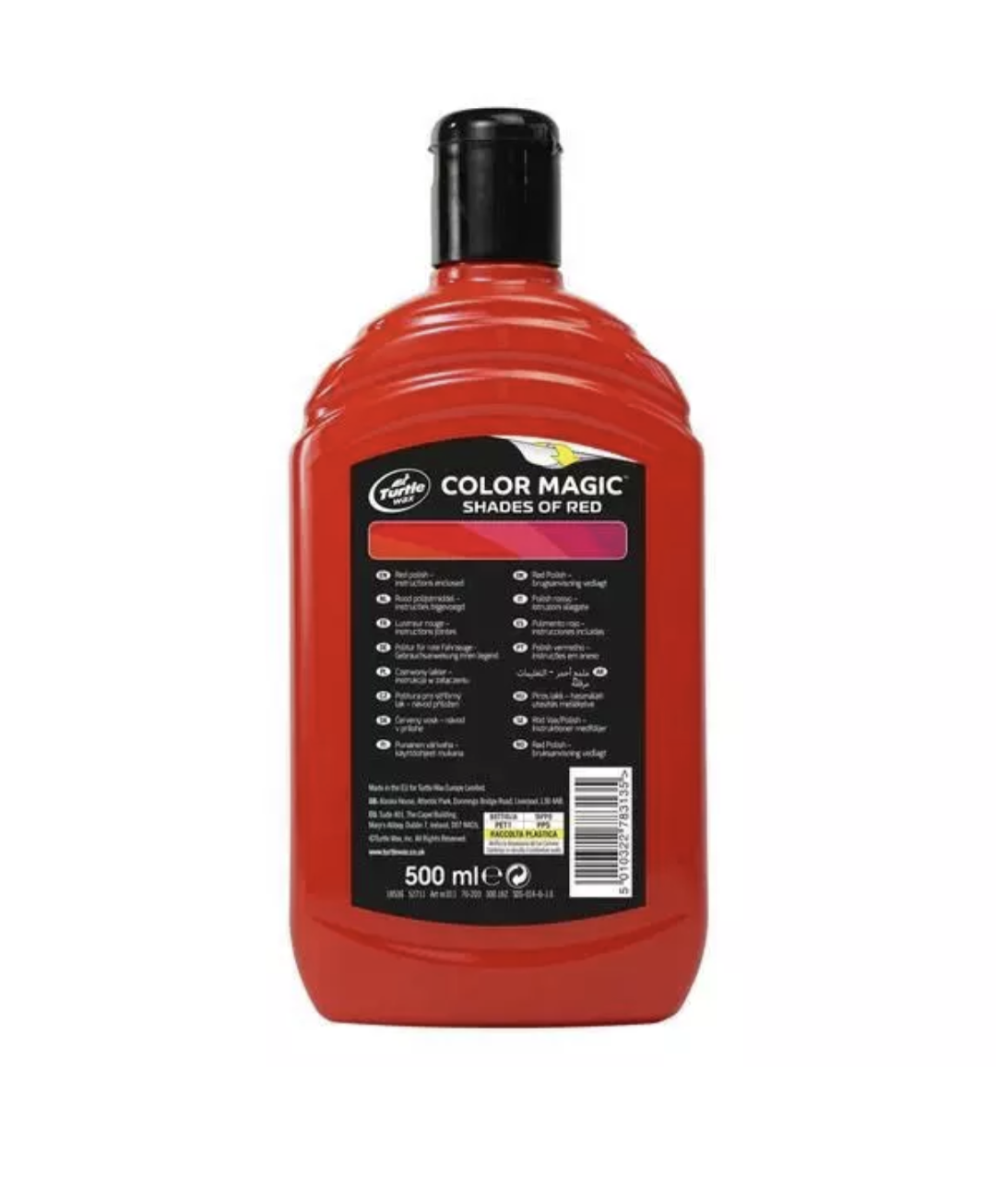 Turtle Wax  Radiant Red Color Magic Wax 500ml