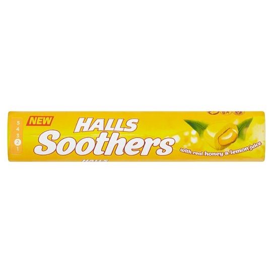 Halls Soothers Honey & Lemon 45gm