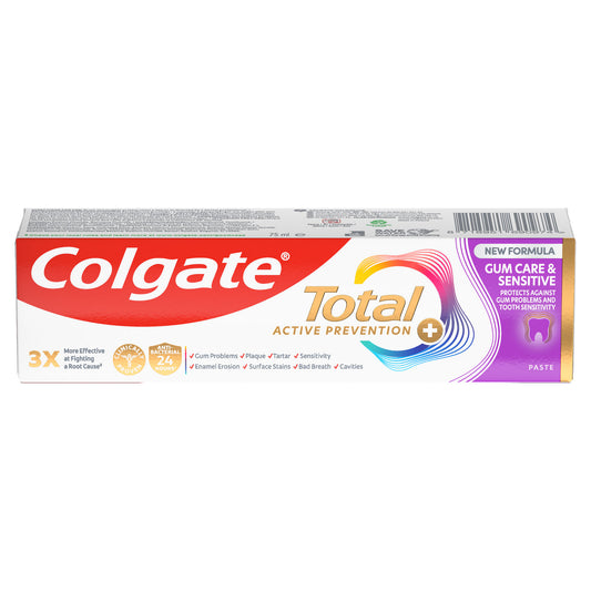 Colgate Total Active Prevention+ Gum Care & Sensitive Toothpaste 75ml