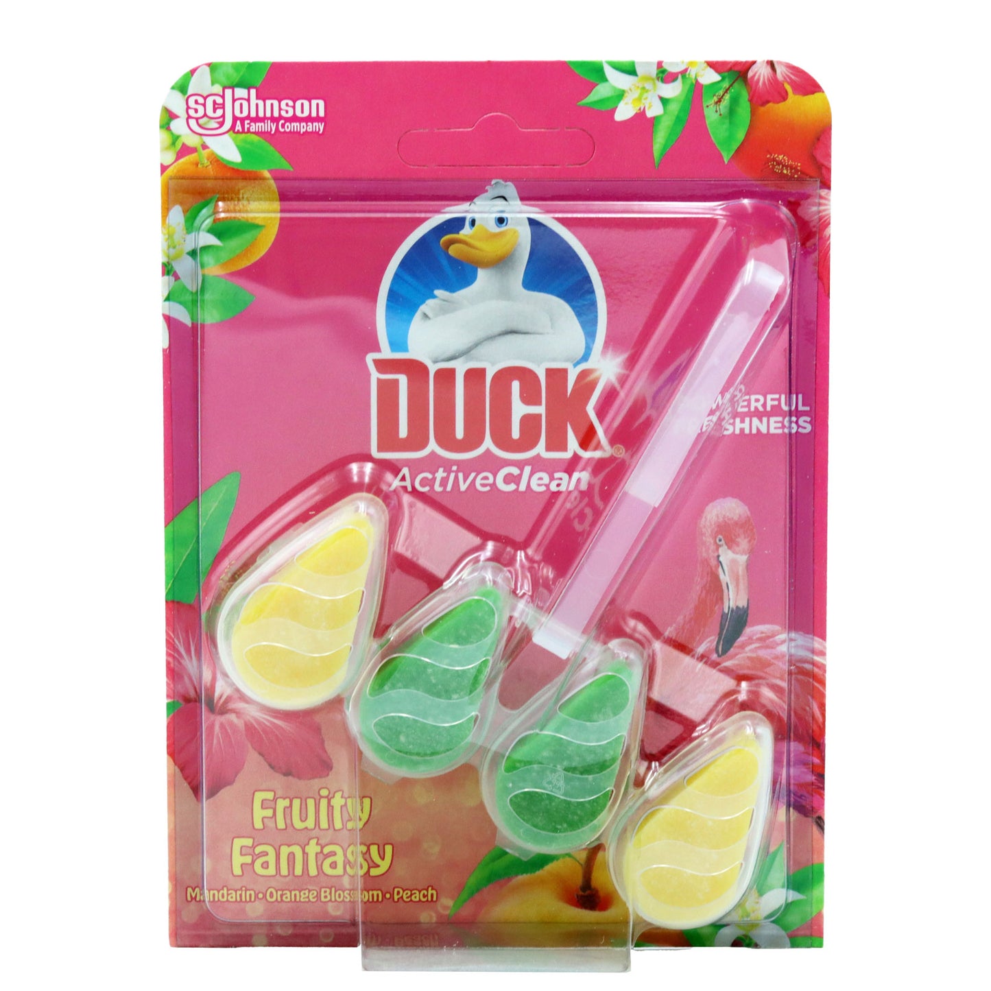 TOILET DUCK RIM BLOCK FRUITY FANTASY 38.6g