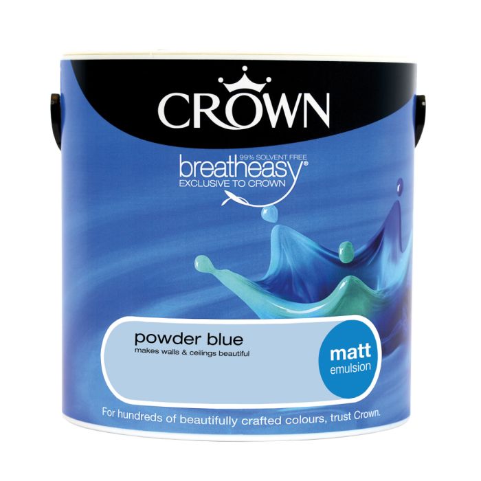 Crown Walls & Ceilings Matt 2.5L - Powder Blue