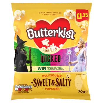 Pop-corn Butterkist délicieusement sucré et salé 70g