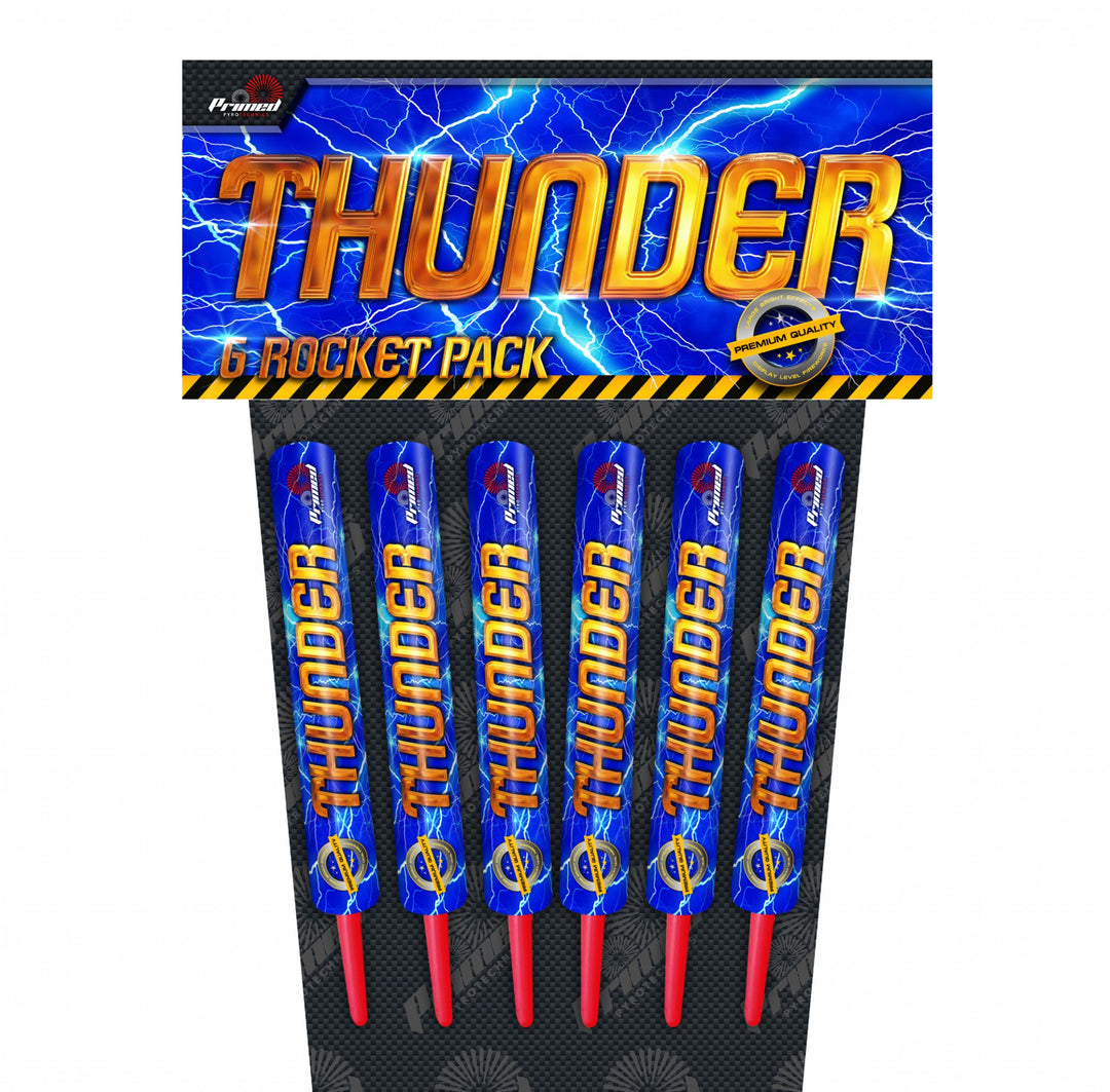 THUNDER ROCKET PACK - Lot de 6