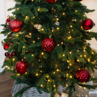 The Christmas Workshop 12PK Shatterproof Large Baubles -Red