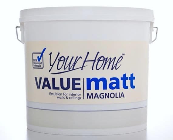 Peinture émulsion mate MAGNOLIA pour murs et plafonds intérieurs 5L