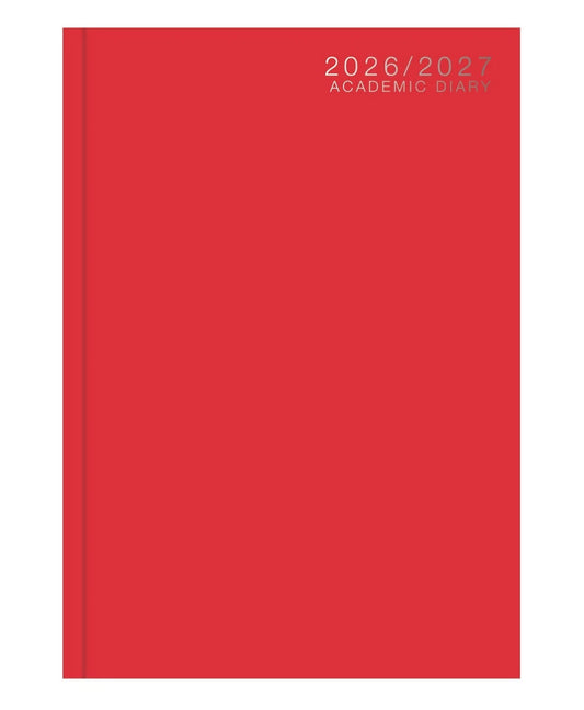 Tallon 3887 A4 Week To View Academic Casebound Diary - Assorted Colours